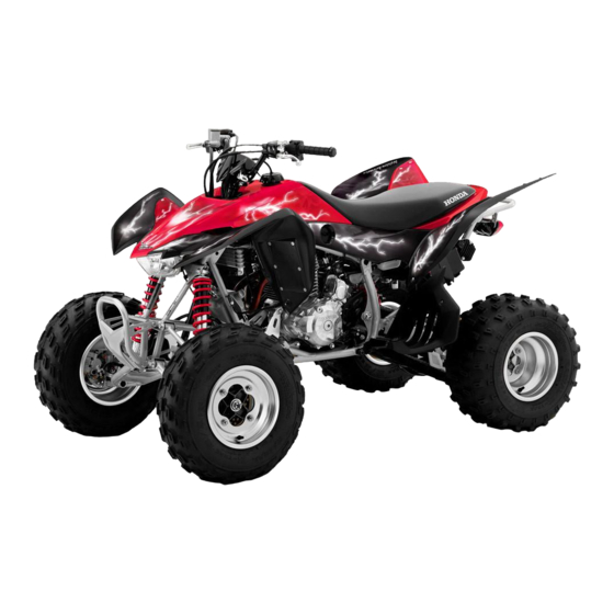 Honda TRX400EX Manuales