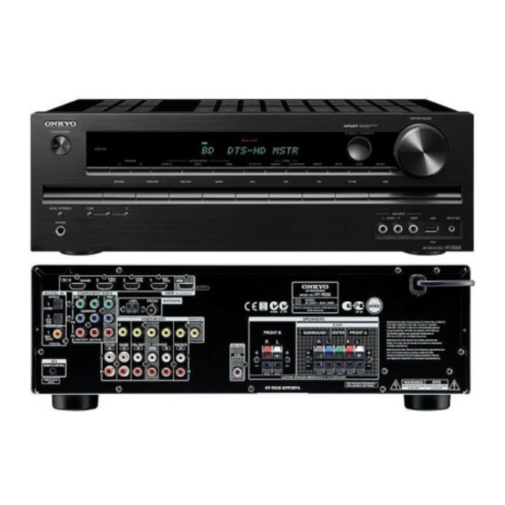 Onkyo HT-R558 Manual De Instrucciones