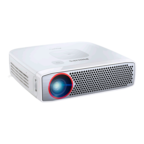 Philips PicoPix PPX 4835 Manual Del Usuario