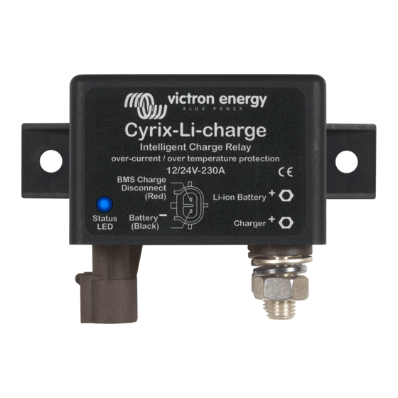 Victron energy Cyrix-ct 12/24V-230A Manual De Instrucciones