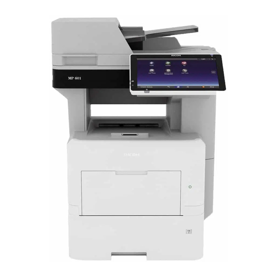 Ricoh MP 501SPF Manual Del Usuario