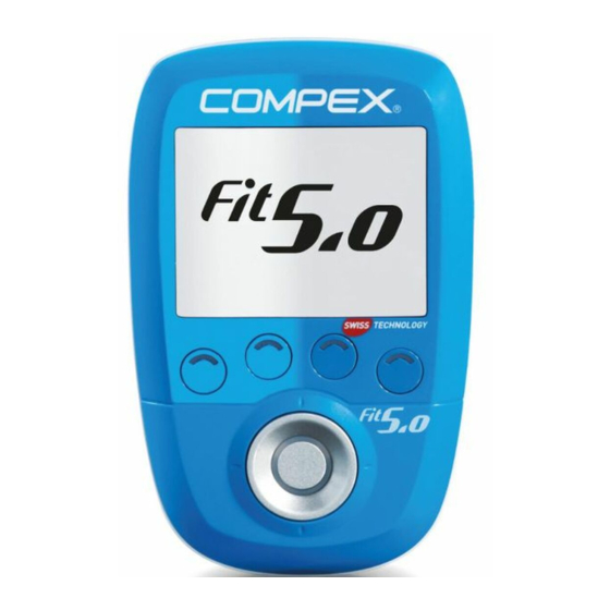 Compex Fit 5.0 Instrucciones