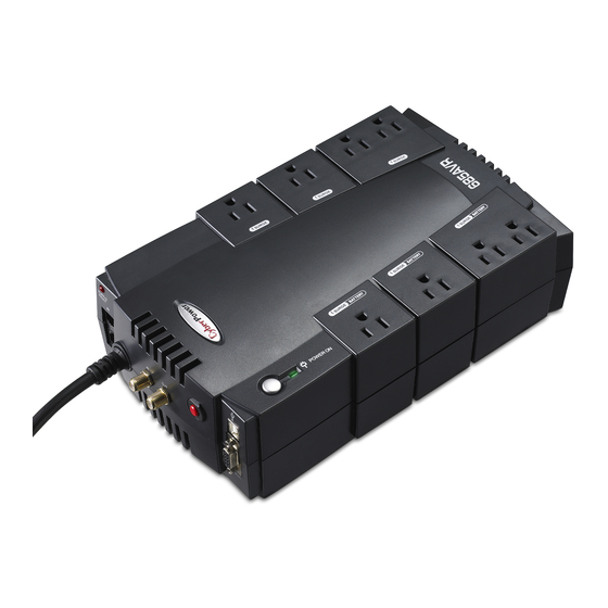 CyberPower CP685AVR/BF685 Manual De Usuario