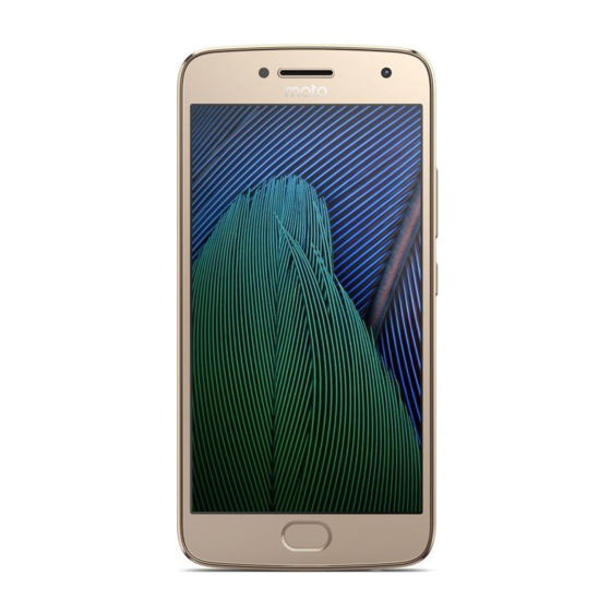 Motorola moto g5 Manual De Instrucciones