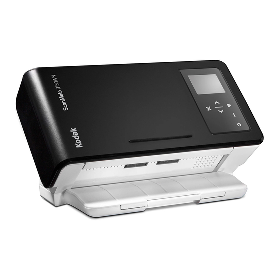 Kodak ScanMate i1150WN Guia Del Usuario