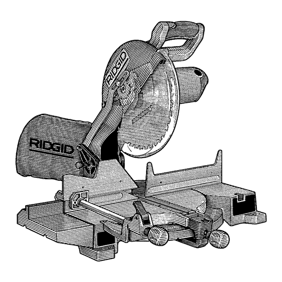 RIDGID MS1250 Manual Del Operador