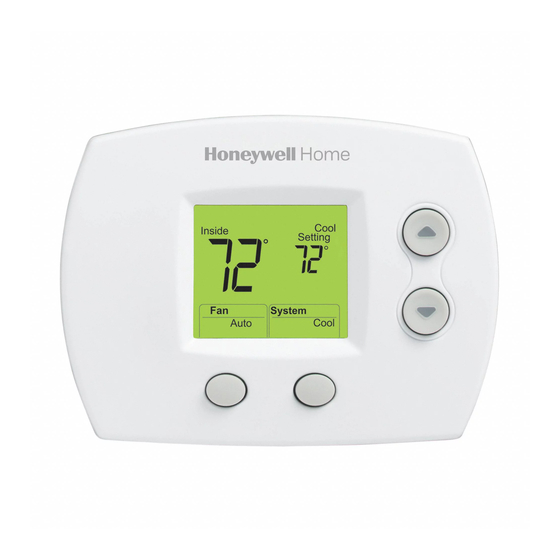 Honeywell Home TH5110D Instrucciones De Operación