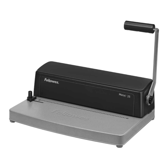 Fellowes Metal 25 Manual De Instrucciones
