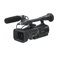 Sony HVR-V1E Manual De Instrucciones