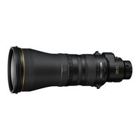 Nikon NIKKOR Z 600mm f/4 TC VR S Guía De Referencia