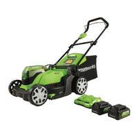 GreenWorks MO48B01 Manual Del Operador