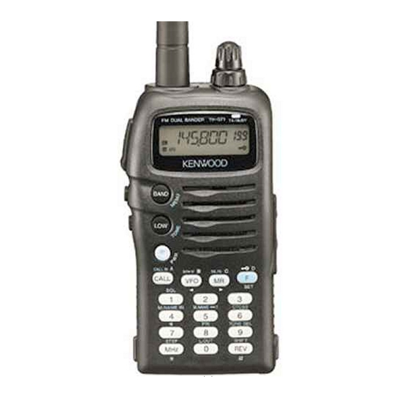 Kenwood TH-G71A Manual De Instrucciones