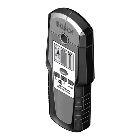 Bosch DMF 10 Zoom PROFESSIONAL Instrucciones De Servicio
