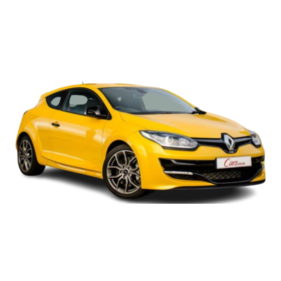 Renault SPORT MEGANE Manuales