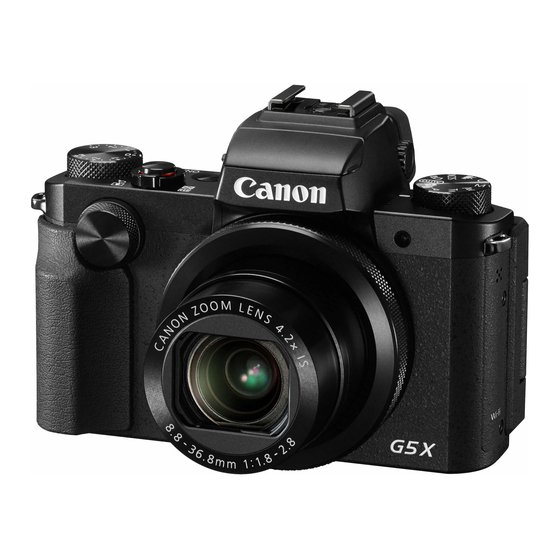 Canon PowerShot G5X Guía De Usuario