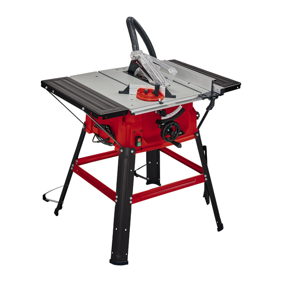 EINHELL TC-TS 2025/2 U Manual De Instrucciones