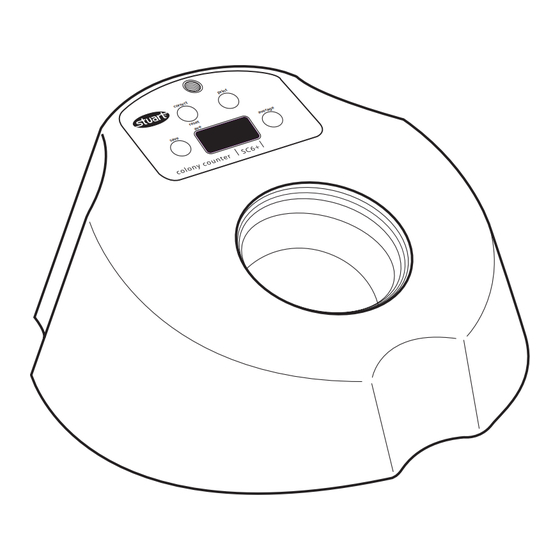 Bibby Scientific Stuart Colony Counter SC6 Plus Instrucciones De Funcionamiento