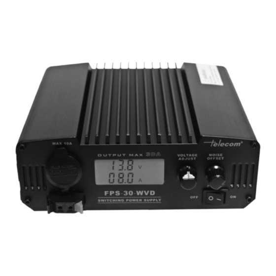 Telecom FPS-30-WVD Manual De Instrucciones