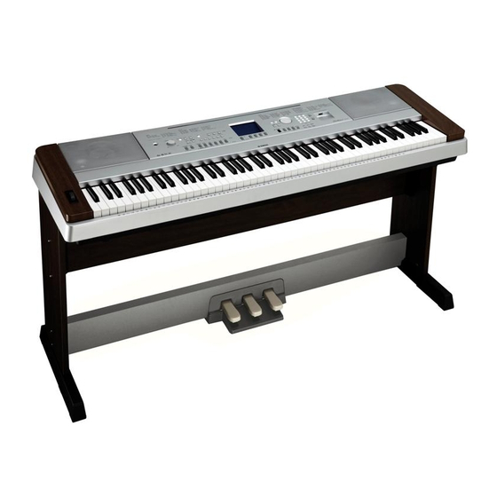 Yamaha Portable Grand DGX-640 Manuales