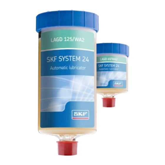 SKF SYSTEM 24 LAGD 60 Instrucciones De Uso