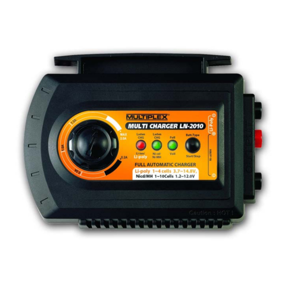 Multiplex MULTIcharger LN 2010 Manual De Instrucciones