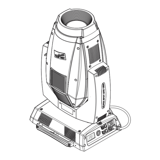 Clay Paky ALPHA SPOT HPE 1500 Manual De Instrucciones