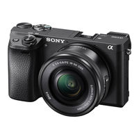 Sony a 6300 Manual De Instrucciones