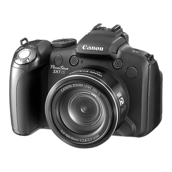 Canon PowerShot SX1IS Guia Del Usuario
