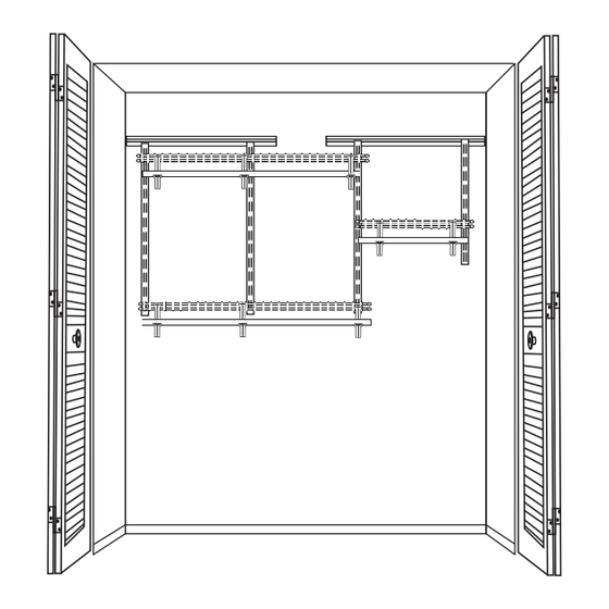 ClosetMaid ShelfTrack Instrucciones De Instalación
