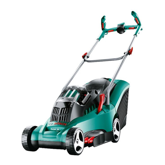 Bosch ROTAK 34 LI Manual Original