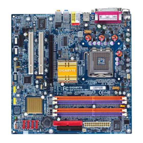Gigabyte GA-8I915G-MF Manual De Usuario