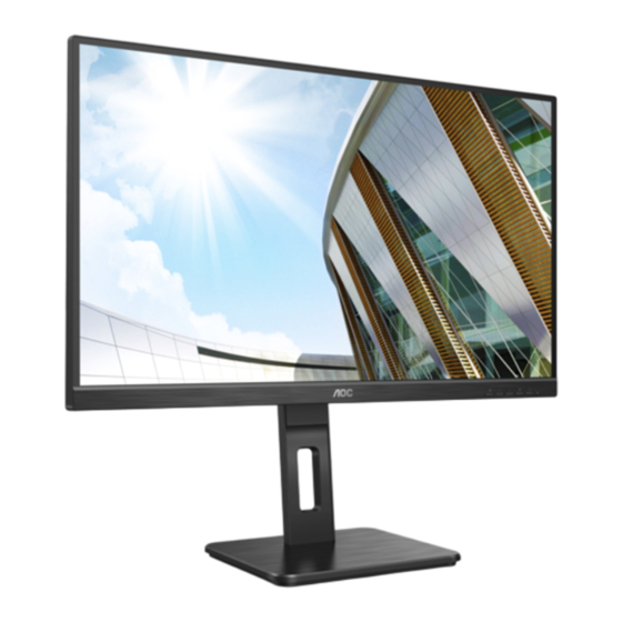 AOC U27P2 Manual Del Usuario
