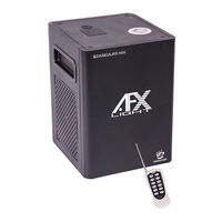 afx light SPARKULAR-MINI Manual De Instrucciones