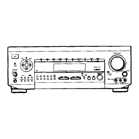 Sony STR-DE915 Manual De Instrucciones