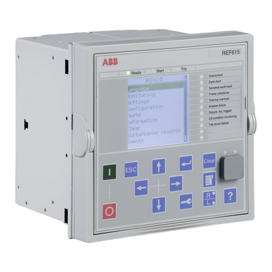 ABB REF615 Guía De Producto