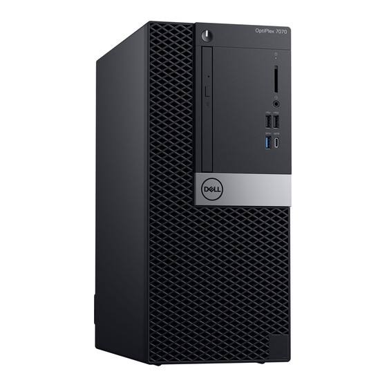 Dell OptiPlex 7070 Tower Configuración Y Especificaciones