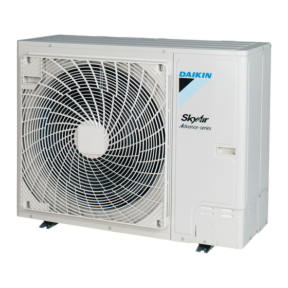 Daikin Sky Air Advance Serie Manual De Instalación
