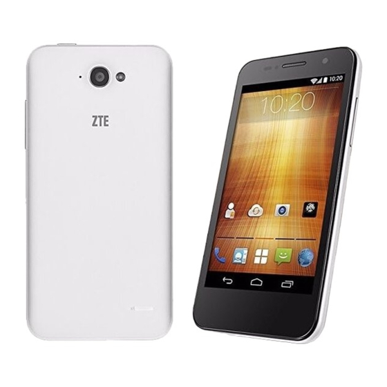 ZTE Blade Apex2 Guia De Inicio Rapido