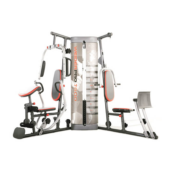 Weider PRO 7500 Manual Del Usuario