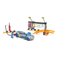 Mega Bloks Hot Wheels Speed Race Pit Stop Manual De Instrucciones