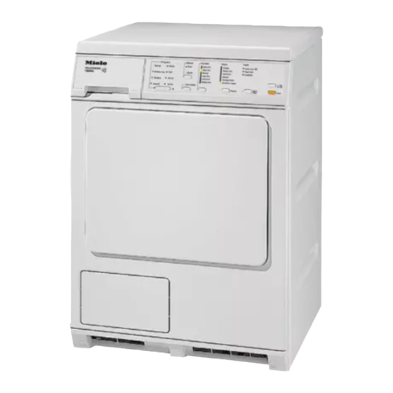 Miele T 8033 C Manuales