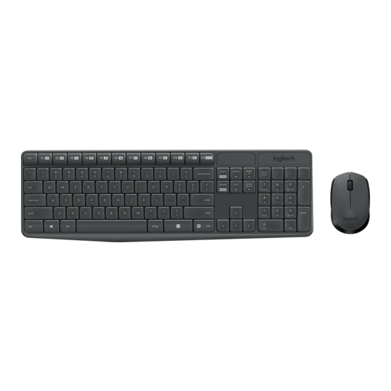 Logitech MK235 Guia De Instalacion