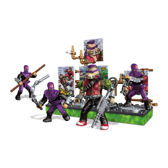 Mega Bloks BEBOP VILLAIN PACK Manual De Instrucciones