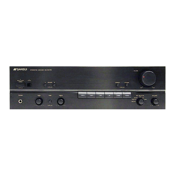 Sansui AU-X417R Manual De Instrucciones