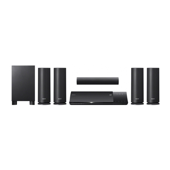 Sony BDV-N590 Manual De Instrucciones