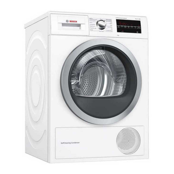 Bosch WTG87239EE Instrucciones De Uso Y Montaje