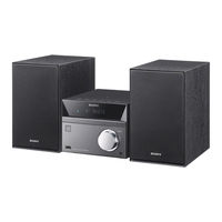 Sony CMT-SBT40D Manual De Instrucciones