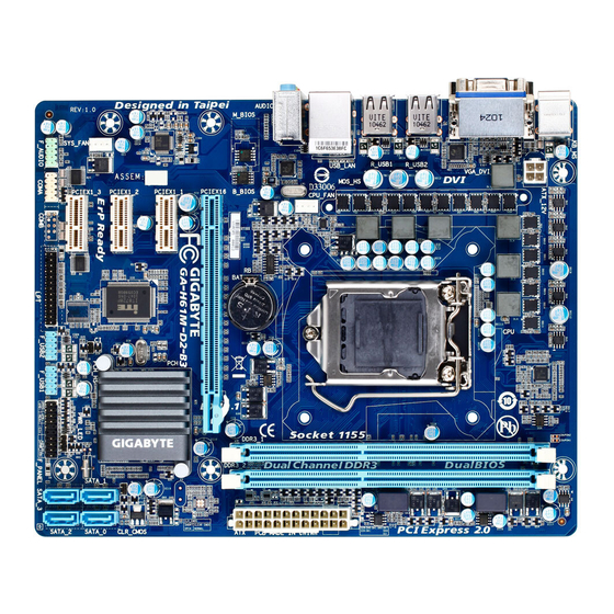 Gigabyte GA-H61M-D2-B3 Manual De Usuario