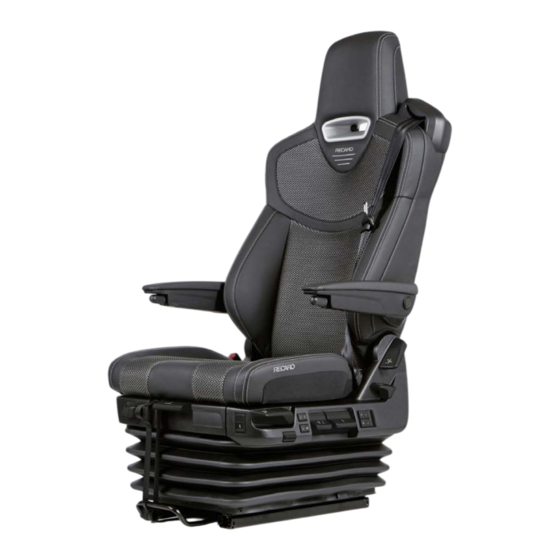 RECARO C 6000 Manual De Montaje