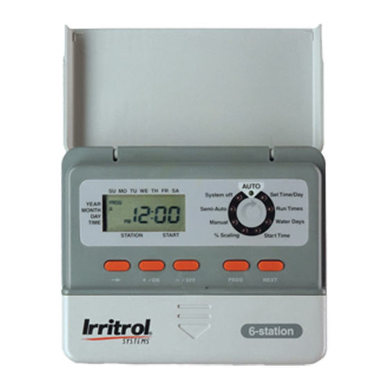 IRRITROL JUNIOR MAX INSTRUCCIONES DE FUNCIONAMIENTO Descargar en PDF